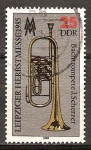 Stamps Germany -  Leipzig Feria de Otoño de 1985-DDR.