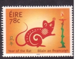 Stamps Ireland -  Año de la Rata