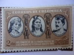 Stamps Colombia -  VII Congreso de la Unión Postal de las Américas y España