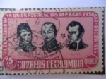 Stamps Colombia -  VII Congreso de la Unión Postal de las Américas y España- Bogotá 1955