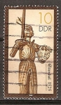 Sellos de Europa - Alemania -  Las estatuas de Roland (Stendal,1525) DDR.