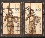 Sellos de Europa - Alemania -  Las estatuas de Roland (Stendal,1525) DDR.