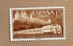 Stamps Spain -  Edifil 1232 Tren Talgo y monasterio del Escorial