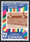 Stamps Spain -  CONFER. SOBRE SEGURIDAD Y COOPER. EN EUROPA