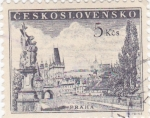 Stamps : Europe : Czechoslovakia :  Panorámica de Praga