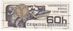 Stamps Czechoslovakia -  Universidad de Brno 1919-1969, 50 aniversario