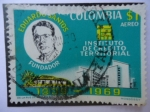 Sellos del Mundo : America : Colombia : Eduardo Santos Montejos (1888-1974 )- 30° Aniversarios (1939 al 1970) del Instituto de Crédito Terri