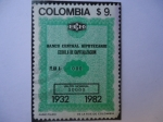 Sellos de America - Colombia -  Banco Central Hipótecario 1932-1982