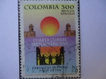 Sellos de America - Colombia -  Cuarta Cumbre Iberoamericana-Cartagena de Indias