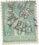 Sellos de Europa - Francia -  figuras