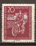 Stamps Germany -  Dia del sello 1959-DDR.