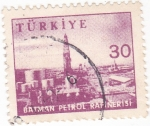 Stamps Turkey -  Refinería de Petróleo