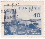 Stamps Turkey -  castillo-Rumeli Hisari
