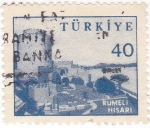 Sellos del Mundo : Asia : Turqu�a : castillo-Rumeli Hisari