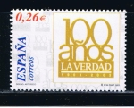 Stamps Spain -  Edifil  3968  Cente. del Diario ·La Verdad·.  