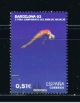 Stamps Spain -  Edifil  3990  Campeonatos del Mundo de Natación Barcelona´03.  