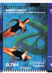 Stamps Spain -  Edifil  3991 C  Campeonatos del Mundo de Natación Barcelona´03.  
