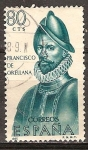 Sellos de Europa - Espa�a -  Exploradores y colonizadores de América(Francisco de Orellana). 