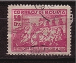 Sellos de America - Bolivia -  Revolución popular