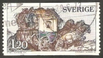 Sellos de Europa - Suecia -  695 - Carruaje Postal