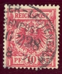 Stamps : Europe : Germany :  1889-1900 Escudo Águila - Ybert:47