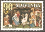 Sellos del Mundo : Europe : Slovenia : ESCULTURA  NAVIDEÑA  DE  LIZA  HRIBAR