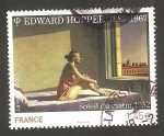 Stamps France -  Cuadro de Edward Hopper