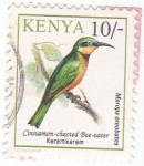 Sellos de Africa - Kenya -  Merops oreobates