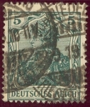 Stamps : Europe : Germany :  1905-1911 Leyenda - Ybert:83