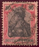 Stamps : Europe : Germany :  1905-1911 Leyenda - Ybert:91