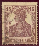 Stamps Germany -  1916-1919 Leyenda - Ybert:101