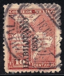 Stamps : America : Mexico :  Mapa de las Américas.