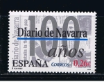 Sellos de Europa - Espa�a -  Edifil  4000  Centenario del ·Diario de Navarra·. Pamplona.  