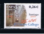 Stamps Spain -  Edifil  4011  125 años de ·El Correo Gallego·, Santiago de Compostela.  