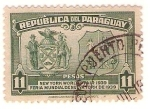 Stamps Paraguay -  Feria Mundial de Nueva York 1939