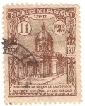 Stamps Paraguay -  ORATORIO DE LA VIRGEN DE LA ASUNCION PANTEON NACIONAL DE LOS HEROES