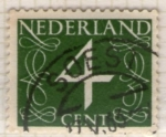 Sellos de Europa - Holanda -  49 Número