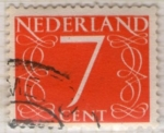 Stamps Netherlands -  52 Número