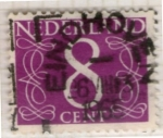 Stamps Netherlands -  53 Número