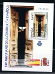 Sellos de Europa - Espaa -  Edifil  4039 SH  XXV aniver. de la Constitución Española.  