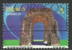 Stamps Spain -  Arco romano de Cáparra, Cáceres