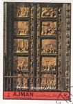 Stamps United Arab Emirates -  Florencia- Baptistery´s  door
