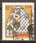 Stamps Germany -  Solidaridad con el Pueblo Palestino-DDR.