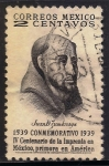Stamps : America : Mexico :  JUAN ZUMARRAGA.- 400 aniversario de la imprenta en México