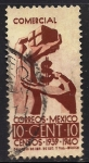 Stamps : America : Mexico :  ALEGORIA AL COMERCIO.