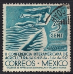 Sellos de America - Mxico -  II Conferencia Interamericana de Agricultura.