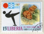 Stamps : Africa : Liberia :  20 Sapporo-72
