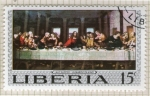 Stamps Liberia -  39 Ultima cena