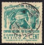 Stamps : America : Mexico :  CAMPAÑA NACIONAL PRO ALFABETIZACIÓN.