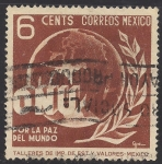 Stamps : America : Mexico :  Alegoría por la paz del mundo.